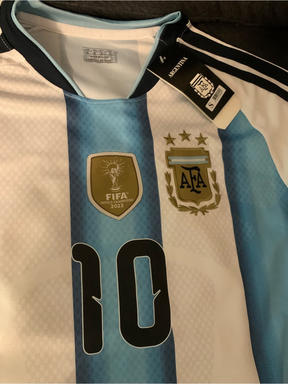 Argentina Lionel Messi #10 Soccer Jersey & Shorts Set Men's size Small - Picture 5 of 5